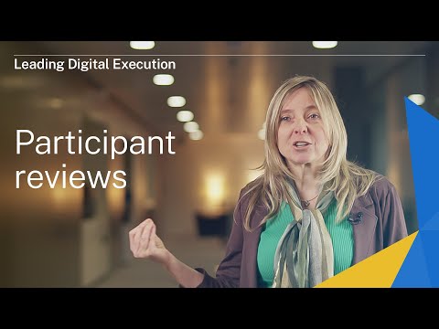 IMD's Leading Digital Execution: for executives implementing digital transformation initiatives.