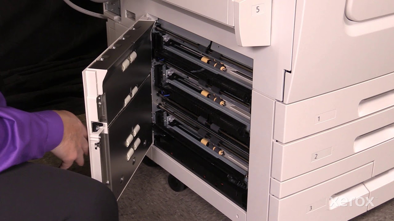 Xerox® PrimeLink® C9065 C9070 Series Printer Clearing a Jam from the Left Door area