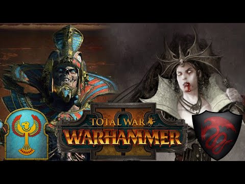 Blood Knight counter! | Tomb Kings vs Vampire Counts | Total War: Warhammer 2