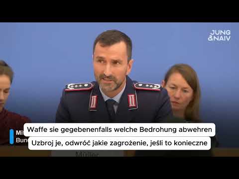 Niemieckie patrioty obserwowały sytuacje z dronami w Polsce, rzecznik prasowy niemieckiego MON 