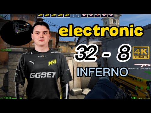 【CS:GO POV 】electronic（32 -8） (INFERNO) @ESL Pro League Season 12 Europe