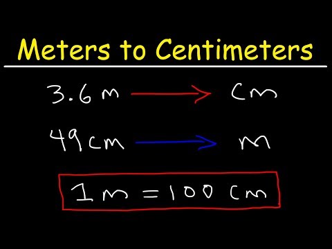 2nd YouTube video about how many centimeters are in 0.5 meters