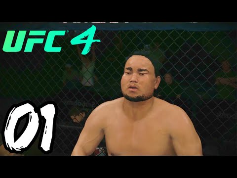 UFC 4 Heavyweight Career Mode Walkthrough Part 1 - THE BEAST IS HERE!