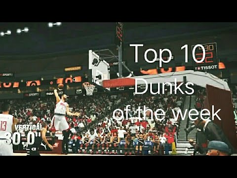 NBA 2k20 mobile my career top 10 dunks of the week