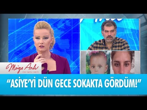 "Asiye'yi dün gece sokakta gördüm" - Müge Anlı İle Tatlı Sert 22 Kasım 2018
