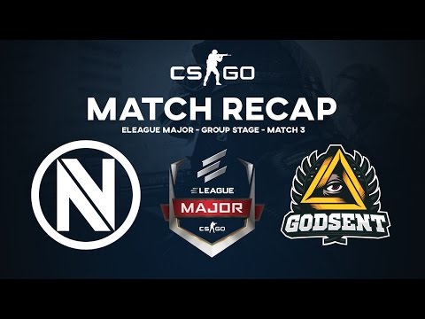 EnVy CS:GO - EnVyUs Vs Godsent - ELEAGUE Major - Group Stage (match3)