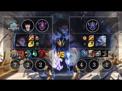 AK Hoglet Sylas vs Volibear Jungle - KR Patch 10.13