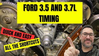 Ford Lincoln Mazda 3.5L 3.7L V6 timing chain tips and hints for F150, Explorer, Edge, MKZ