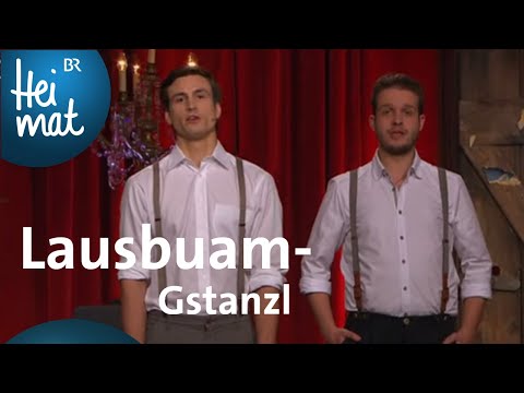 Tobias Boeck und Alex Schuhmann | Lausbuam-Gstanzl | Brettl-Spitzen X | BR Heimat