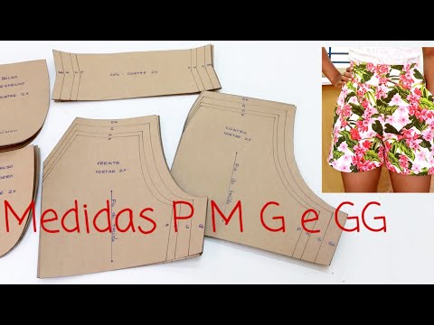 How to make a pattern for women's shorts Pattern for knitwear