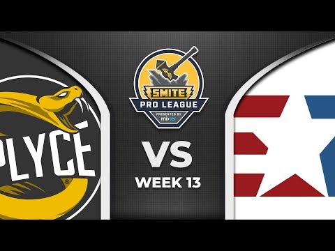 SMITE Pro League: Splyce vs eUnited  (Season 6 Phase 1 Week 13)