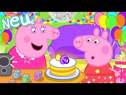 Peppa-Wutz-Geschichten 📣 DIE GANZ TOLLE NEUIGKEIT 🍼 Videos für Kinder