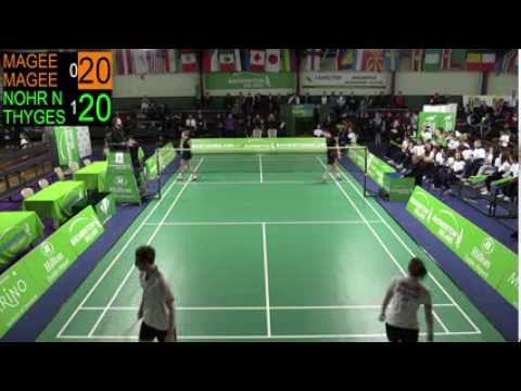 XD - Sam Magee/Chloe Magee vs Niclas Nohr/Sara Thygesen - Carlton Irish Open 2013