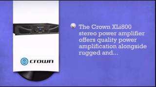Video thumbnail for Crown XLi800 - DJkit.com by djkit®