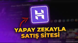YAPAY ZEKA ile Web Sitesi Kurma (Dijital Ürün Satışı & Para Kazanma)