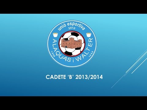 Cadete B 13/14 U.E. Alaquás i Walter