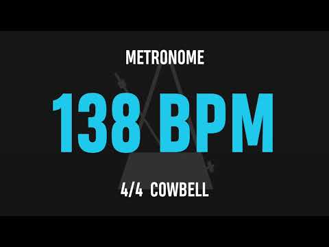 138 BPM 4/4 - Best Metronome (Cowbell)