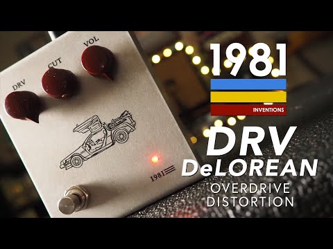 1981 Inventions Professional DRV Overdrive Distortion w/DeLorean 2024 - Unpainted Aluminum with DeLorean image Bild 9