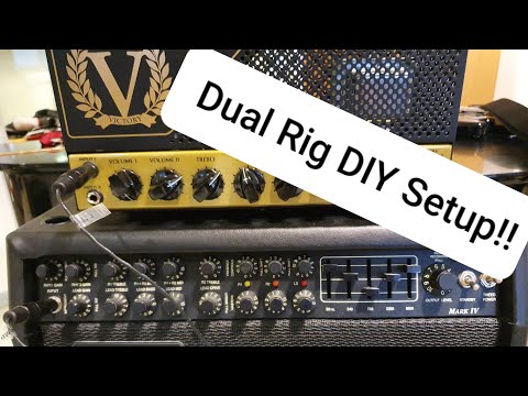 Dual Rig! Mesa Boogie MKIV AND Victory Sheriff. DIY Setup and BUILD VIDEO!!