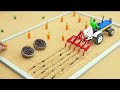 Diy Tractor Making Mini Modern Plough Machine Science Project Tractor Cultivator ‪ DIYMachinery