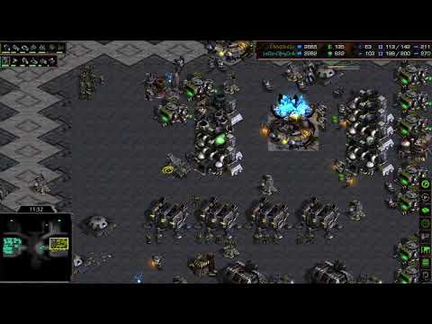 LeGenD]HyDrA vs L-Mx-]DinGo - Starcraft Casty Cast - 3 Tournament Games - GGzs!