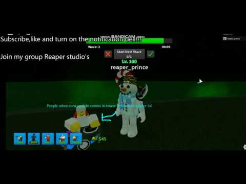 Roblox Tower defense game play