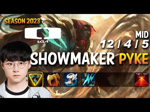 DK Showmaker PYKE Mid vs ANNIE - Patch 13.12 KR Ranked
