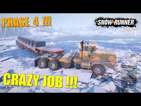 SnowRunner | NEW PHASE 4 | AMUR (Urska River) - CRAZY JOB !!! part #2 2K gameplay