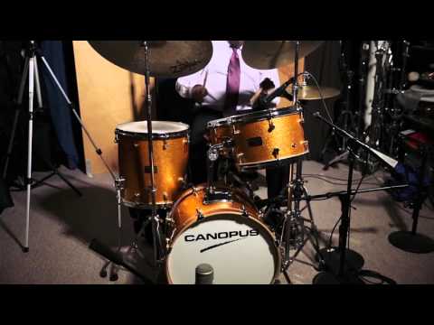 [CANOPUS / カノウプス] Kenny Washington plays Neo Vintage NV60-M1 Drum KIt