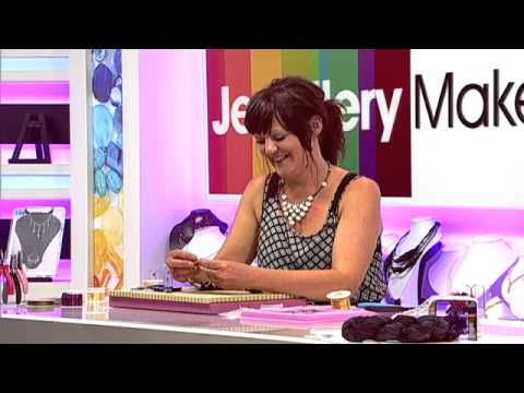 'How to Make Sari Silk Jewellery': JewelleryMaker LIVE 4/07/2014