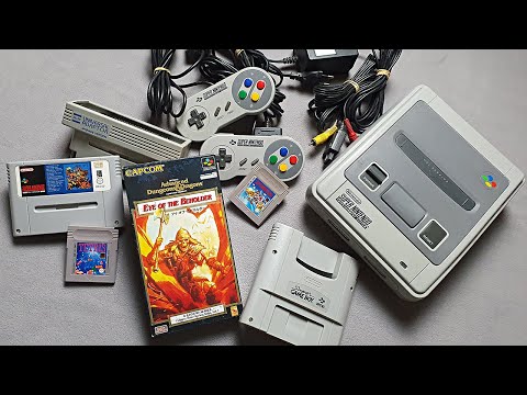 Super Nintendo (SNES) + Super Game Boy + AD-29 Universal Adapter - Unboxing & Test (LSTlog #14) [4K]