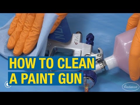 How to Clean a Paint Gun Using Paint Gun & Equipment Cleaner! - Eastwood