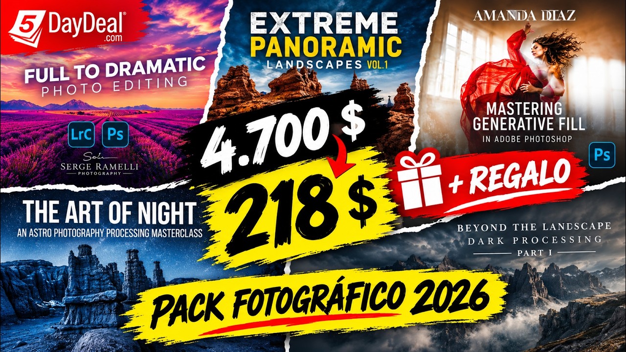 ¿4.700$ de formación por 218$? 5DayDeal 2026 en ESPAÑOL: SUBTÍTULOS, DESCARGAS + MI REGALO