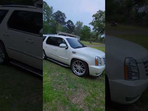 Lowered Escalade on Billet Specialties!