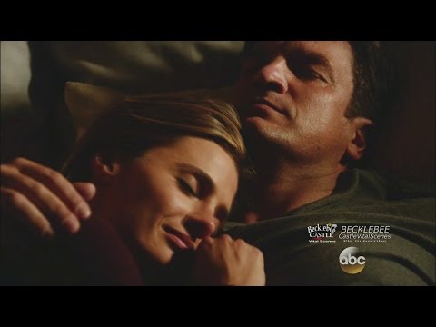 Castle 7x15  End Scene "Reckoning" Castle and Beckett Talk Cuddle and Kiss in Bed 'Always'