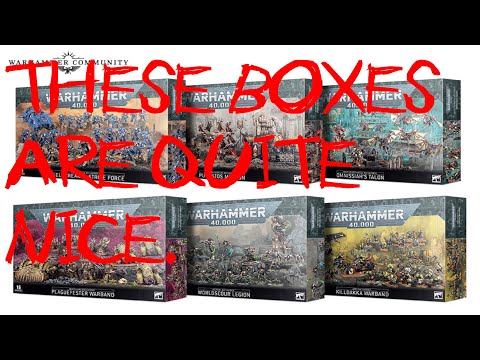 Let's Look at The Warhammer 40k Battleforces Boxsets from Games Workshop