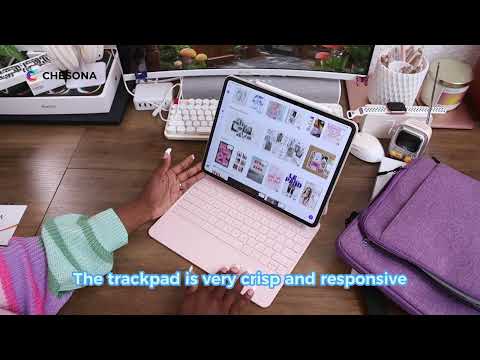 Video thumbnail for Chesona Cloud iPad keyboard case workflow