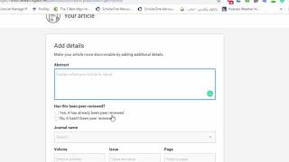 How to publish a Research paper on Researchgate?