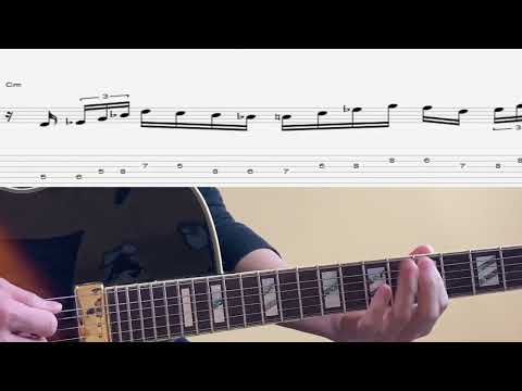 2-5-1 Jazz Licks In Bb In 5 GOTO Positions & Chords