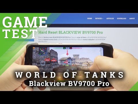 How World Of Tanks works on Blackview BV9700 Pro - WOT Gameplay / Settings Review