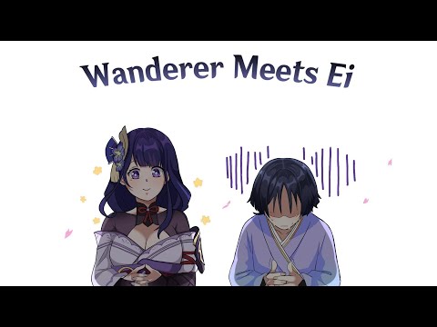 Wanderer Meets Ei [Genshin Impact] [Comic Dub]