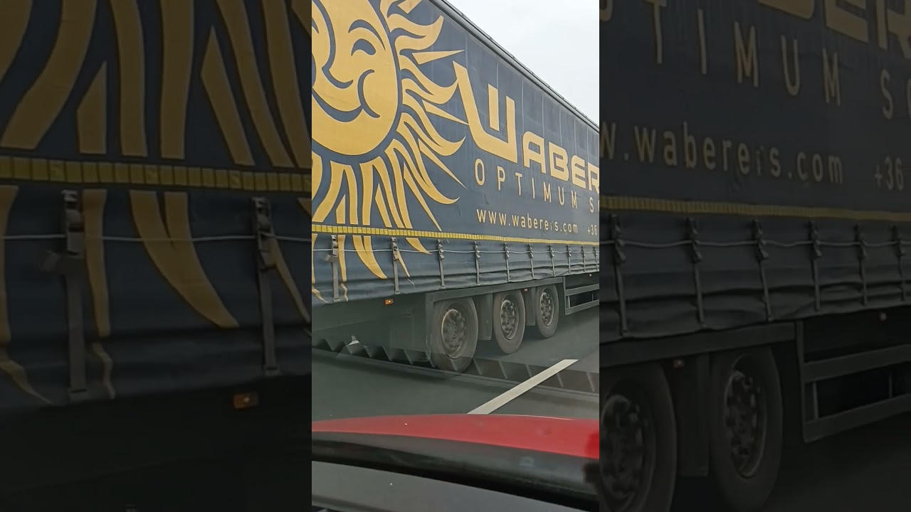 Waberers Optimum Solution's lorry Heading north on the M6 Motorway #truckspotting