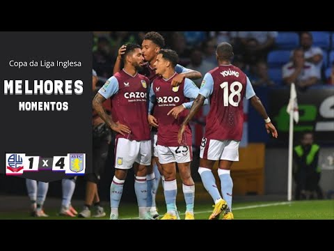 DOUGLAS LUIZ FAZ GOL OLÍMPICO, ASTON VILLA VENCE BOLTON | MELHORES MOMENTOS