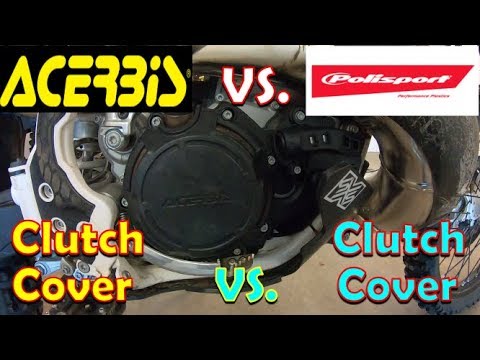 Acerbis Clutch Cover Vs. Polisport Clutch Cover KTM Husqvarna