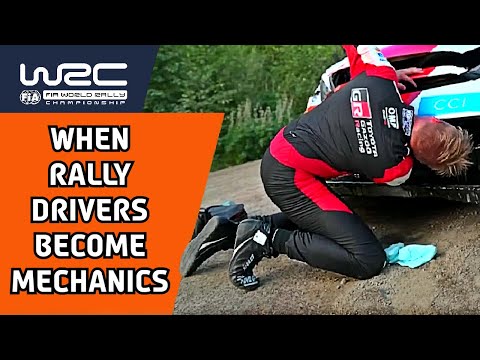 WRC Rally Drivers being Rally Mechanics in 2022!