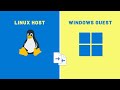 Share Files Between KVM Host And Windows Virtual Machine 2024