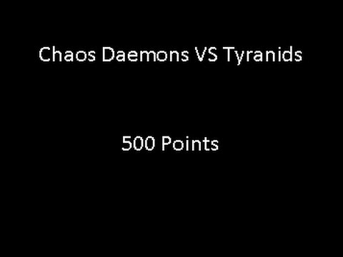 Warhammer 40K Battle Report - Chaos Daemons VS Tyranids - 500 points #15
