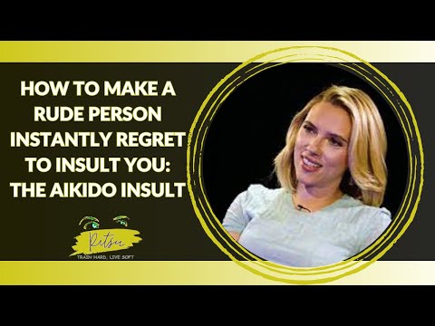 HOW TO MAKE A RUDE PERSON INSTANTLY REGRET TO INSULT YOU: CHARISMA ON COMMAND ROCKED APPLYING AIKIDO