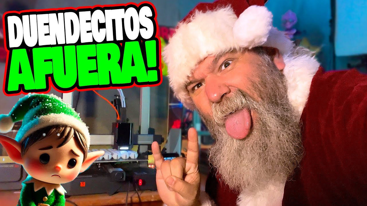 SANTA CLAUS conoce la IMPRESION 3D! - ANYCUBIC KOBRA 3 COMBO