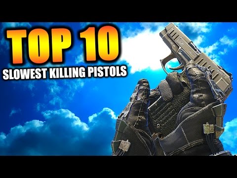 Top 10 "WORST PISTOLS" in COD HISTORY (Top Ten) Call of Duty | Chaos